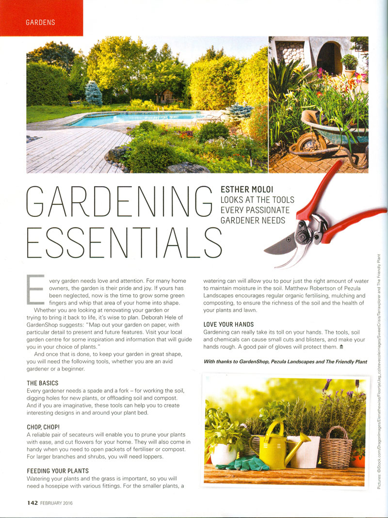 The Friendly Plant - Landscaper Media Coverage