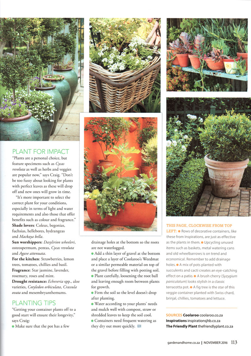 The Friendly Plant - Landscaper Media Coverage