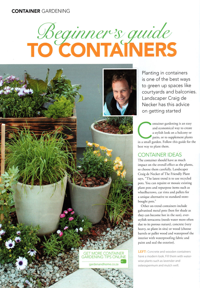 The Friendly Plant - Landscaper Media Coverage