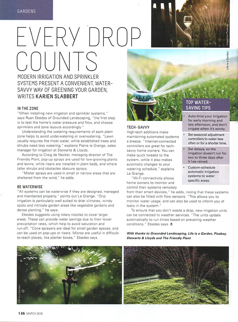 The Friendly Plant - Landscaper Media Coverage