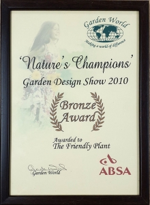 Landscaping award - Bronze award