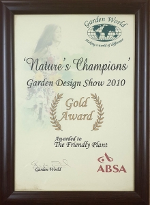 Landscaping award - Gold award